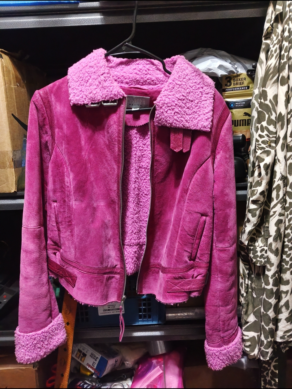 Wilson's Suede Aviator Jacket